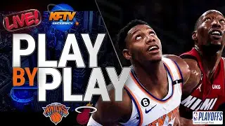 New York Knicks vs Miami Heat Game 2 | LIVE Play-By-Play Hosted by JD SportsTalk | Playoffs