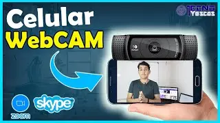 ✅  Usar CELULAR como WEBCAM  HD  USB y WIFI📲