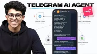 How To Build a Telegram AI Agent in n8n | Vivek Mishra
