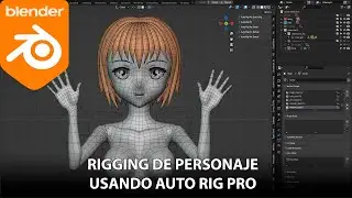 Rigging automático de modelo usando Auto Rig Pro