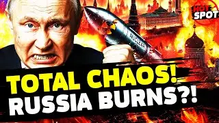 ⚡️NOW: RUSSIA IN FLAMES! 100 DRONES STRIKE–AIRFIELDS GONE! KREMLIN SHAKEN!TOTAL BLACKOUT! | HOT SPOT