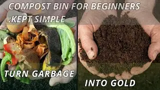 HOW DO You Build A Simple Compst Bin? LIKE THIS! 💯  Easy To Follow Tutorial.