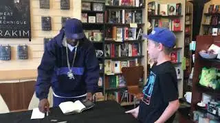 Rakim’s Sweat The Technique Book signing