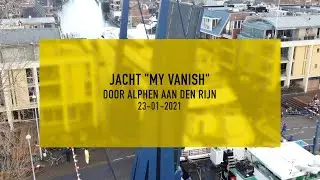Jacht "My Vanish" door Alphen aan den Rijn