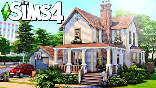 A Home For a Single Parent & 3 Kids || The Sims 4 Speed Build