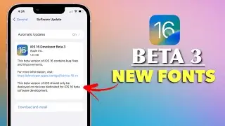 IOS 16 Developer Beta 3 RELEASE; New Fonts Added & More Features (Hindi)
