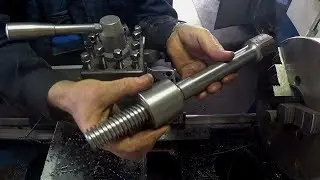 Нарезание трапецеидальной резьбы 28х5 (винт, гайка)