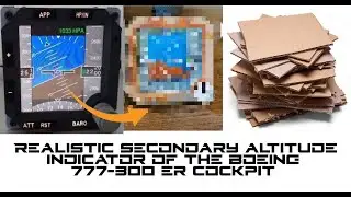 Tutorial on to how to make a secondary attitude indicator of any aircraft using cardboard and paper