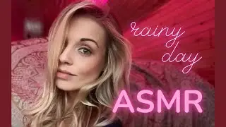 ASMR - rainy day rambling - thunder, rain, storming, soft voice, rambling on about nothing :)