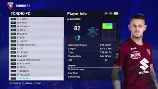 TORINO PLAYER FACEPACK, KITSPACK AND FILE EDIT | PES 2021| PC VERSION