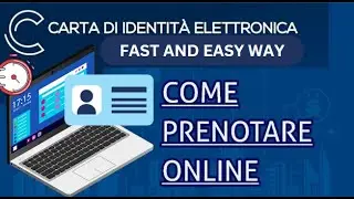 How to Prenotazione / Come prenotare la carta d'identità elettronica online