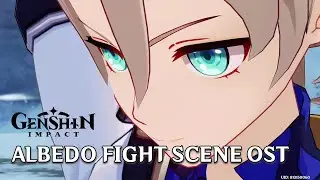 Cryo Albedo Fight Cutscene | Shadow Amidst Sandstorm Genshin Impact EXTENDED THEME COVER