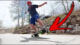 Learning to Tail Pressing the Street Snowboard