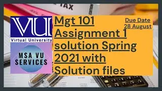 Mgt101 assignment 1 solution 2021, mgt 101 assignment solution, mgt 101, 
