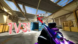 This PRO Streamer CHALLENGED Me To A 1V3 In Combat Master..