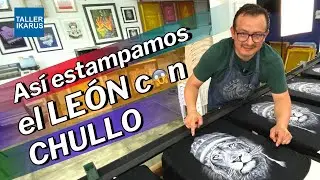 🦁👕 ¡IMPRIMIMOS EL LEÓN CON CHULLO EN TALLER IKARUS! 🎨💣