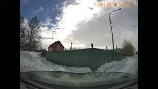 При движении назад