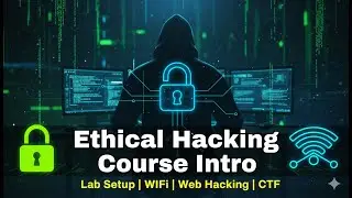 Ethical Hacking Full Course Intro — Lab Setup, WiFi & Webapp Hacking, Live CTFs | Beginner → Pro
