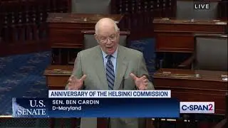 Helsinki Commission Chair Sen. Ben Cardin Recognizes Erika Schlager for Years of Commission Service
