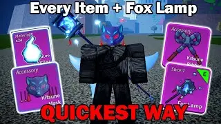 QUICKEST WAY TO GET ALL NEW KITSUNE ACCESSORIES AND FOX LAMP | Blox Fruits Kitsune Update Event
