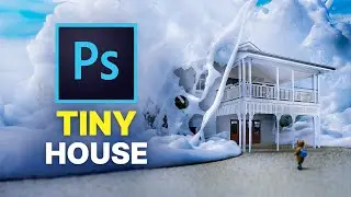 Tiny House Photo Manipulation Photoshop 2020 Speed art + Giveaway Winner