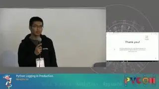 PyCon HK 2017 - Python Logging in Production