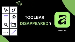 How to Show Toolbar in Affinity by Canva  (Toolbar Missing Fix)