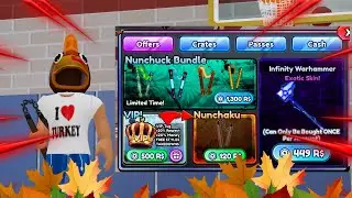NUNCHUCKS ARE IN FIGHT IN A SCHOOL NOW?!? THANKSGIVING UPDATE!🍁🦃