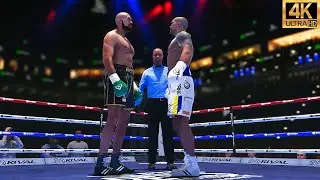 UNDISPUTED Tyson Fury VS Oleksandr Usyk Gameplay 4K 60FPS - No Commentary