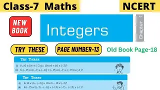 Class 7 Maths Chapter 1 Integers | Try these page number 13 solution | Try these page 18 solution