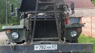 Урал лесовоз. Замена масляного радиатора