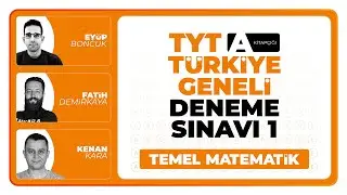 3D Türkiye Geneli Deneme Sınavı 1 - TYT - A Kitapçığı Matematik Soru Çözümleri