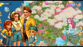 We discovered a mermaid & her beautiful island🧜‍♀️ |  Family Farming gameplay for Android/ IOS | #3
