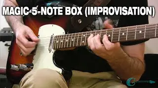 How I Learned the Guitar's "MAGIC 5 NOTE BOX" (IMPROVISATION)