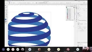 Illustrator  Spiral Sphere