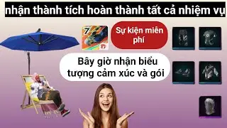 Cách hoàn thành tất cả các nhiệm vụ thành tích trong Free Fire || Nhận ngay biểu tượng cảm xúc và