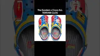 Gundam X Crocs - All Terrain Clogs #gundam #crocs #bandai