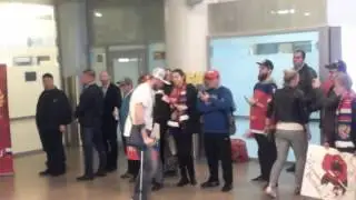 Болельщики желают здоровья Антону  Белову