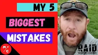 [F2P] | My 5 Biggest Mistakes in Raid Shadow Legends | Learn From ME!  Don't repeat!