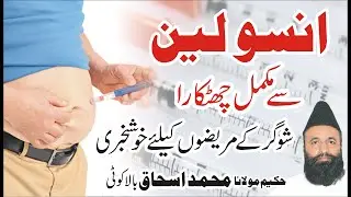 Sugar Ka ilaj - Insulin | Insoleen Say Chutkara - Diabetes - شوگر کا علاج - URDU/हिंदी Tibe Sabri