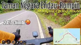 90km Taman Negara Endau-Rompin Ride - Malaysia Cycling Route