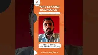 Review about Ecoholics App Indian Economic Service from Adith Karthik 