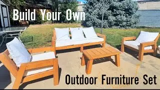 DIY Outdoor Furniture | How To Build Your Own Outdoor Furniture Set