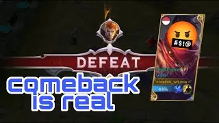 Pick hero valir kena come back is real - mobile legends
