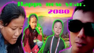 HAPPY NEW YEAR,🌺नयाँ बर्षको शुभकामना।🌷2080 BY HS HILY.🌹