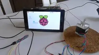Raspberry Pi 3 running Linuxcnc and controlling a stepper