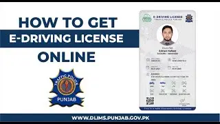 HOW TO GET E-DRIVING LICENSE ONLINE