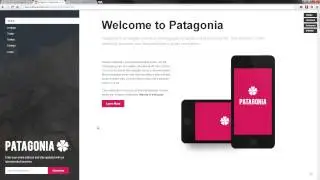 Patagonia Responsive Landing Page Walkthrough