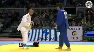 Judo Grand-Prix Düsseldorf 2013: Issam NOUR (FRA) - Aram GRIGORYAN (RUS) Bronze [-60kg]