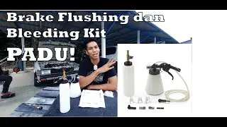 Pneumatic Brake Flushing & Bleeding Kit dari #Shopee | Cara bleeding dan flushing brake